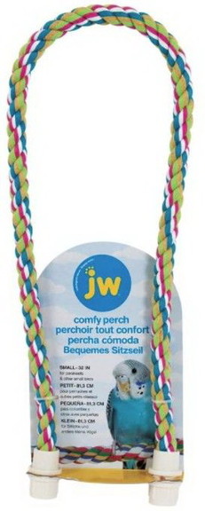 JW Pet Flexible Multi Color Comfy Rope Perch 32