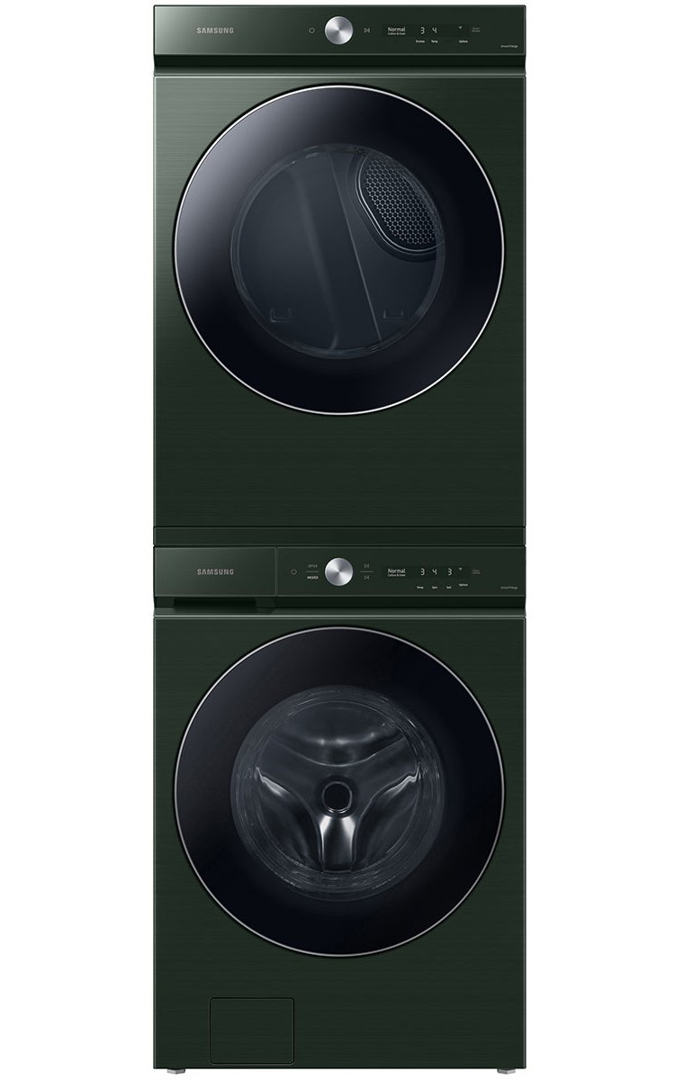  Bespoke 7.6 Cu. Ft. Forest Green Ultra Capacity Gas Dryer With AI Optimal Dry And Super Speed Dry