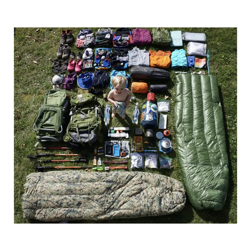 Outdoor adult ultralight summer camping waterproof Skin friendly and soft sleeping bags gear for camping hiking