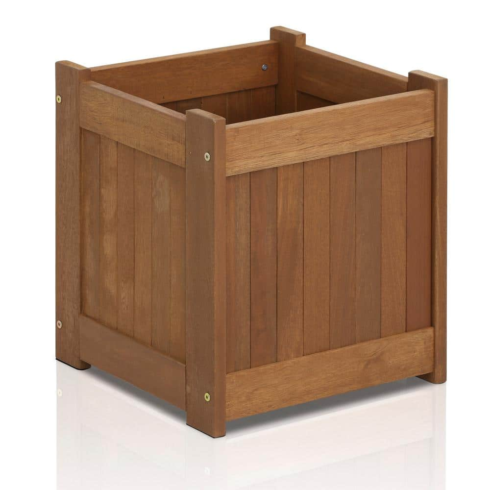 Furinno Tioman Natural Hardwood Flower Box FG16450