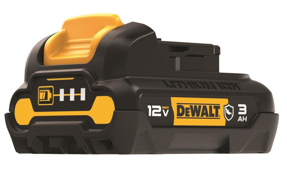 DEWALT 12V MAX* Oil Resistant 3.0Ah Battery ;