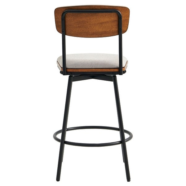 Claire Swivel Counter Height Bar Stool Set of 2