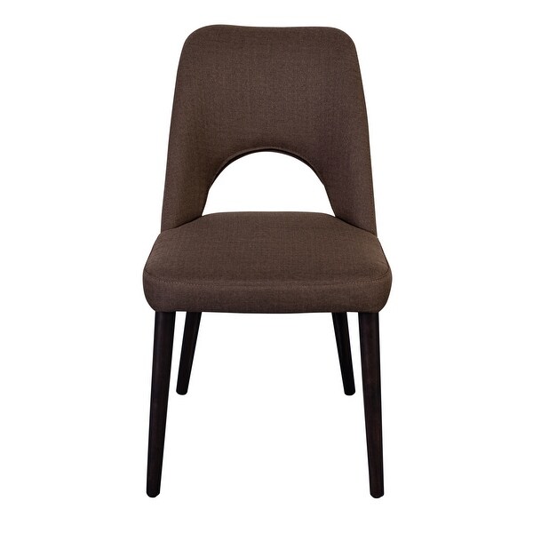 Porter Designs Prato Transitional Linen-Look Dining Chair， Brown