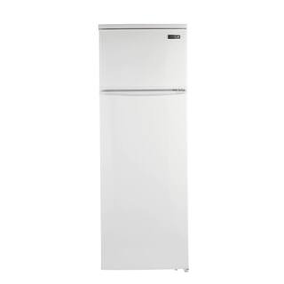 Unique Appliances Off-Grid 23.8 in. 13 cu. ft. 370L Solar DC Top Freezer Refrigerator in White UGP-370L W