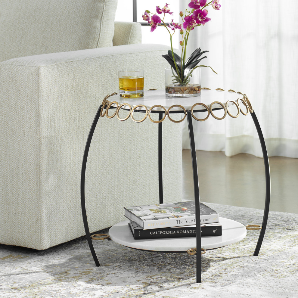 Chainlink Side Table   Side Tables And End Tables   by Uttermost  Houzz