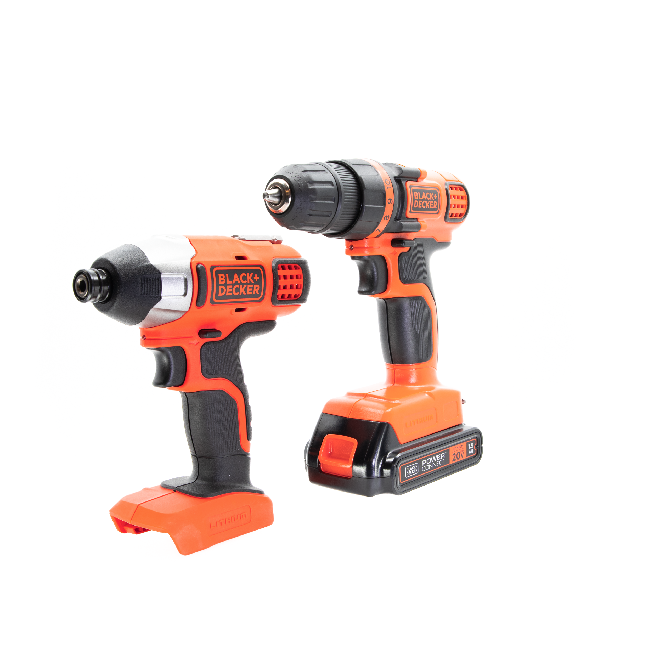 20V MAX* Cordless Drill and Impact Driver, Power Tool Combo Kit with Battery and Charger