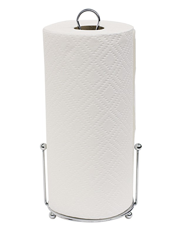 Home Basics Wire Collection Paper Towel Holder Chrome
