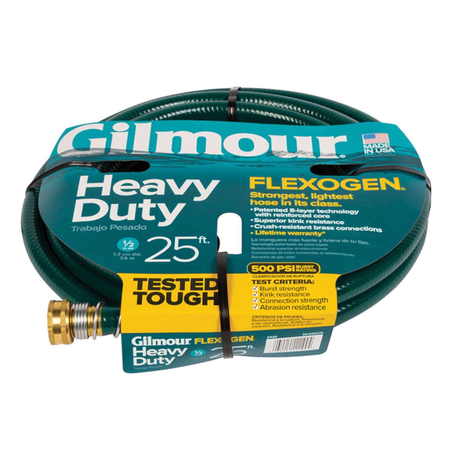 Gilmour Flexogen 1/2 in. D X 25 ft. L Heavy Duty Garden Hose