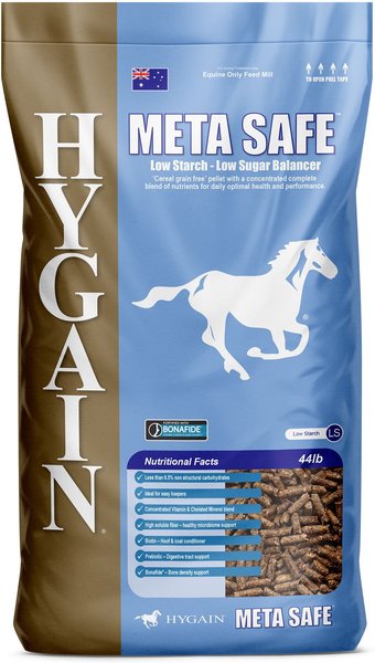 Hygain Meta Safe Pellets Horse Feed， 44-lb bag