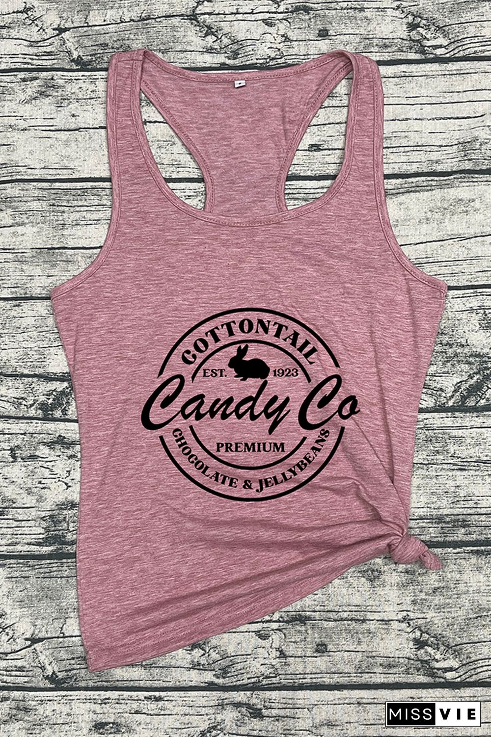 Cottontail Candy Company-Happy Easter Sleeveless Tank Top Wholesale