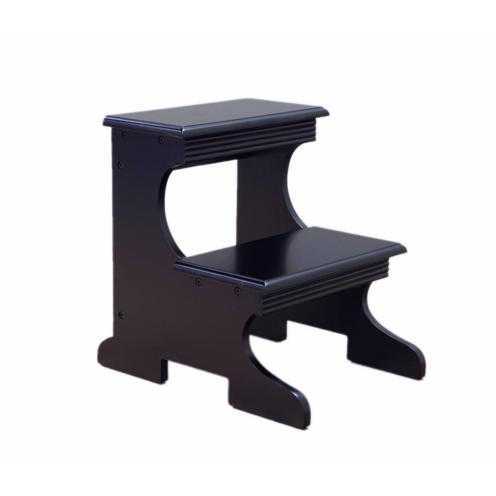 Homecraft Furniture Home Craft Black Step Stool SS51-BK