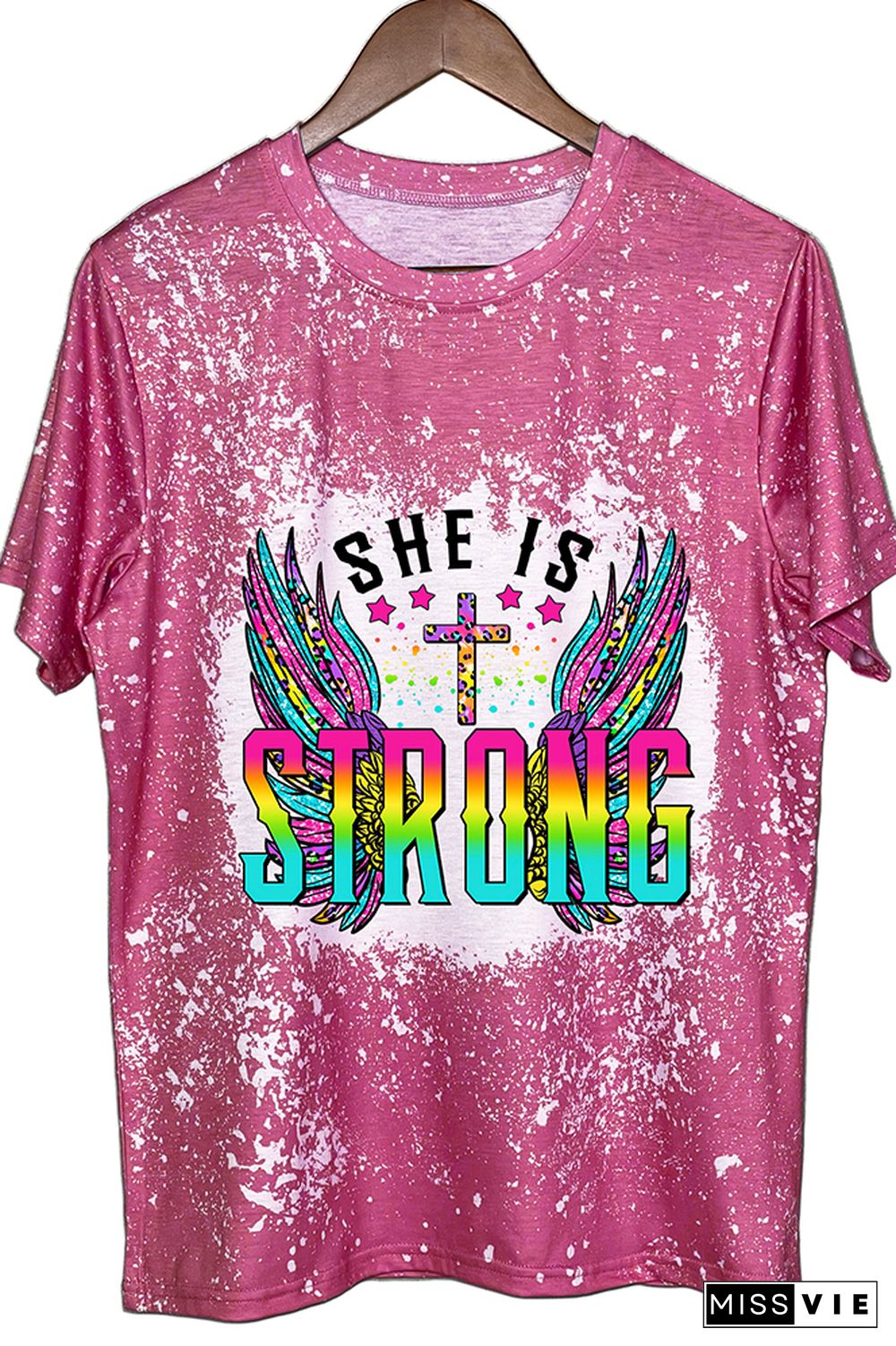 She Is Strong Graphic Tee Wholesale