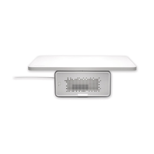 Kensington FreshView Wellness Monitor Stand with Air Purifier， 22.5 x 11.5 x 5.4， White (55460)