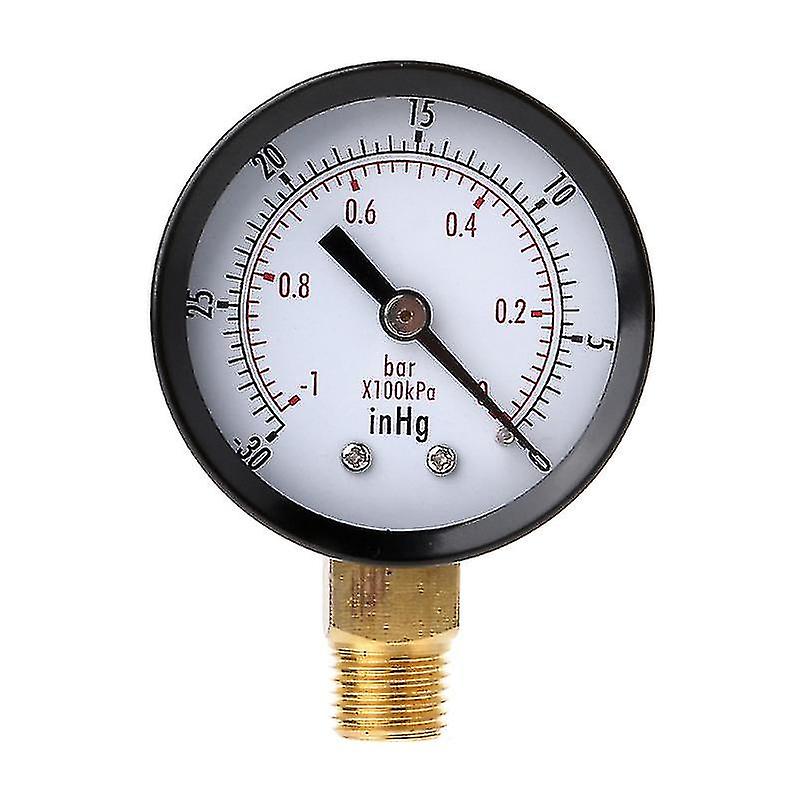 Portable Dual Scale Dial Indicator Vacuum Pressure Gauge Air Pressure Gauge Oil Pressure Gauge