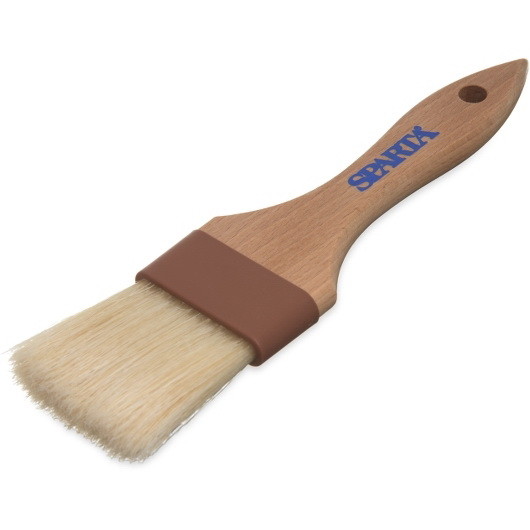 Carlisle 2 Inch Push Style Wood Boar Bristle Brush...