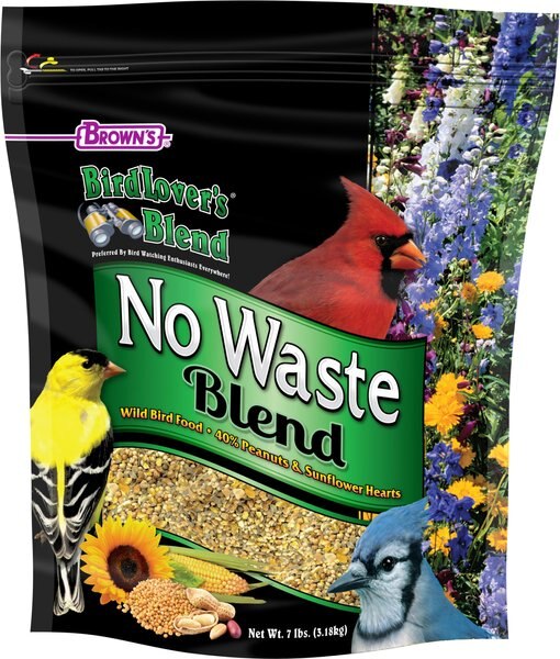 Brown's Bird Lover's Blend No Waste Blend Wild Bird Food