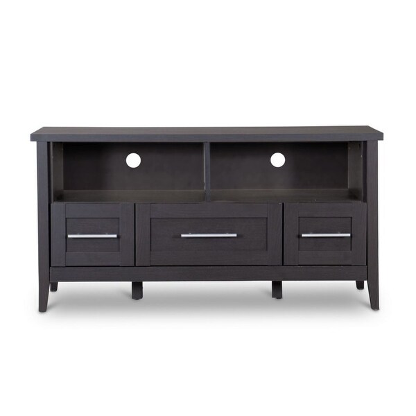 Espresso TV Stand-Three Drawers - 47