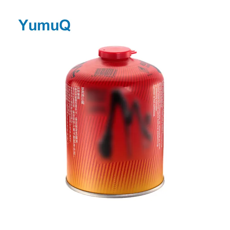 YumuQ 230g / 450g Tinplate Steel Hot Selling Portable Outdoor Alpine Butane Gas Fuel Canister Camping For Hiking