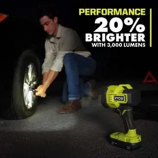 RYOBI ONE 18V Cordless LED Spotlight (Tool Only) PCL661B