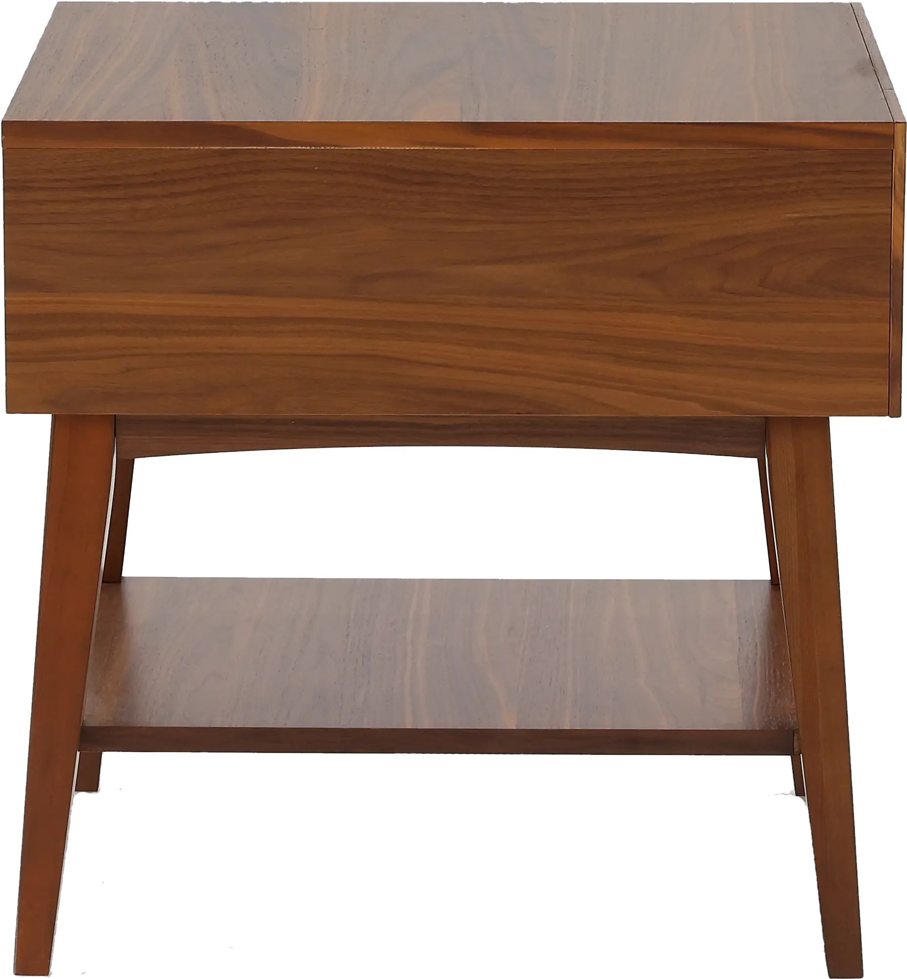 Venice Light Walnut End Table - Large