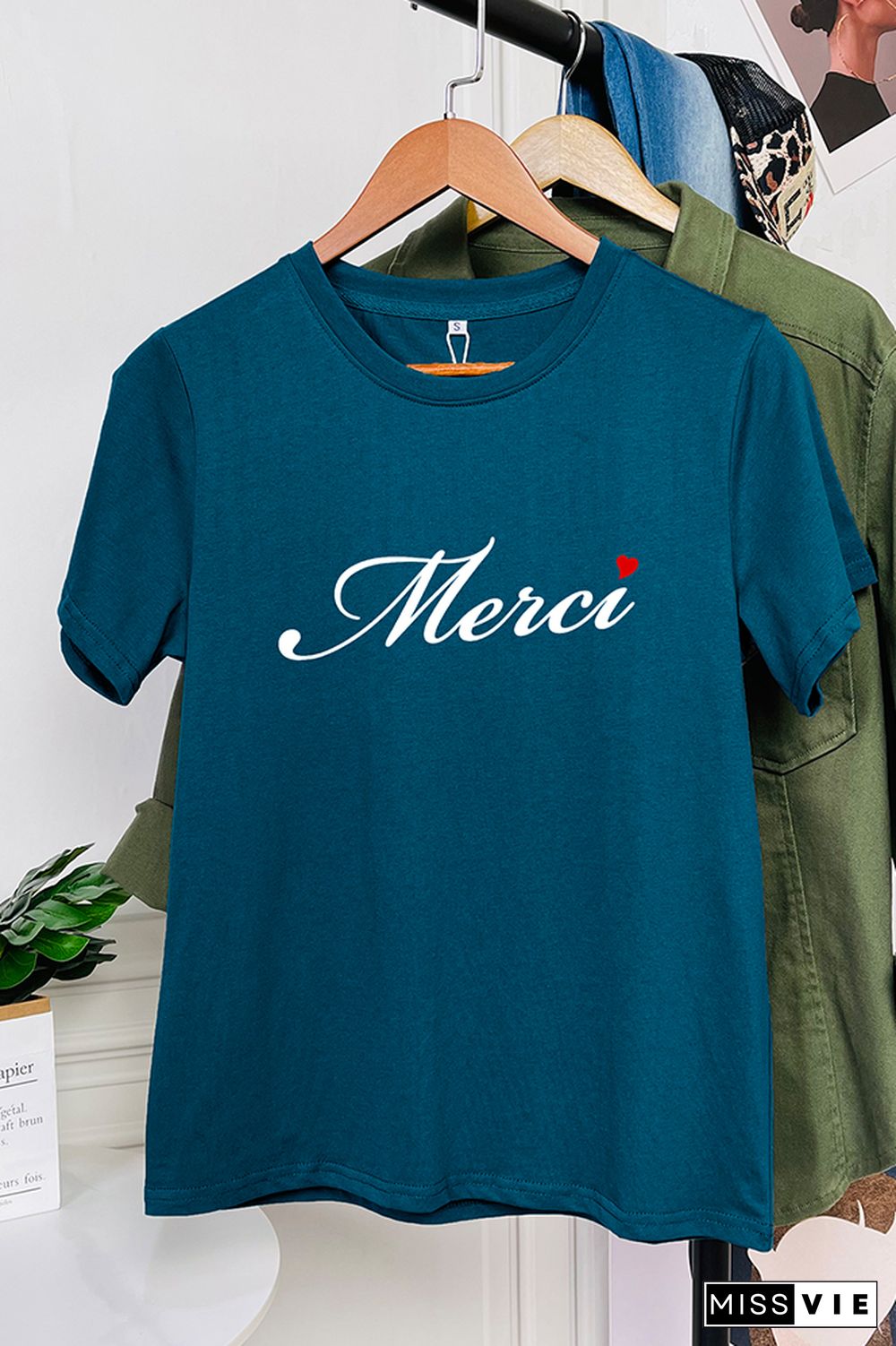 Merci Graphic Tee Wholesale