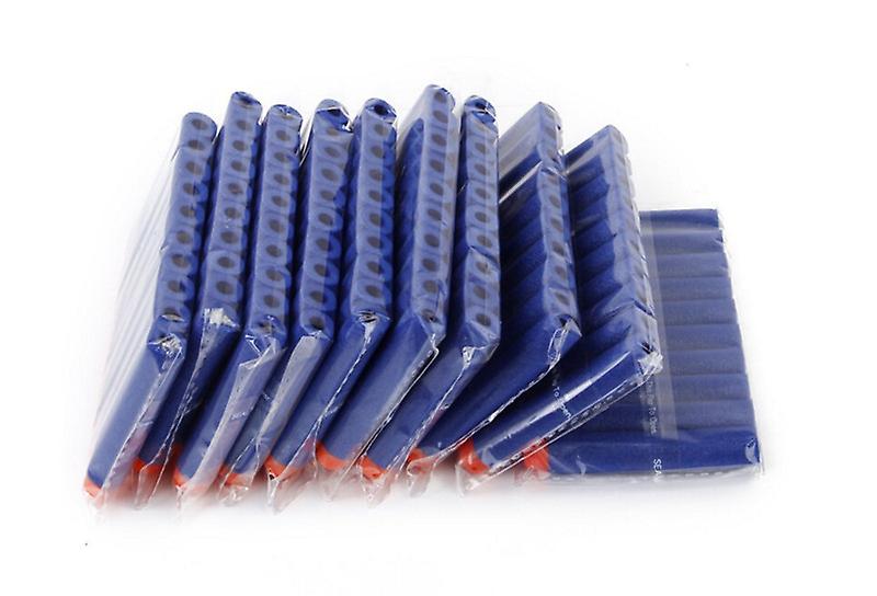 Born Pretty 100pcs Refill Darts Bullets For Nerf N-strike Elite Series Blasters Children Toy Gun Blue Soft Bullet Foam Guns Accessories