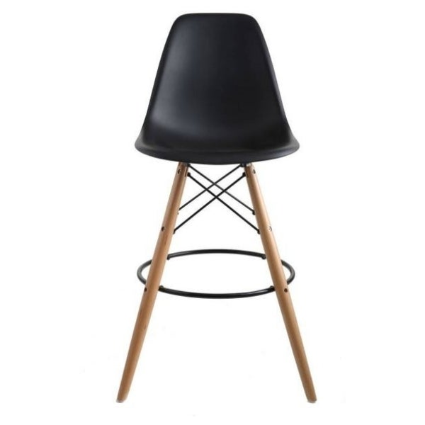 Eiffel Stool with Natural Wood Legs 26