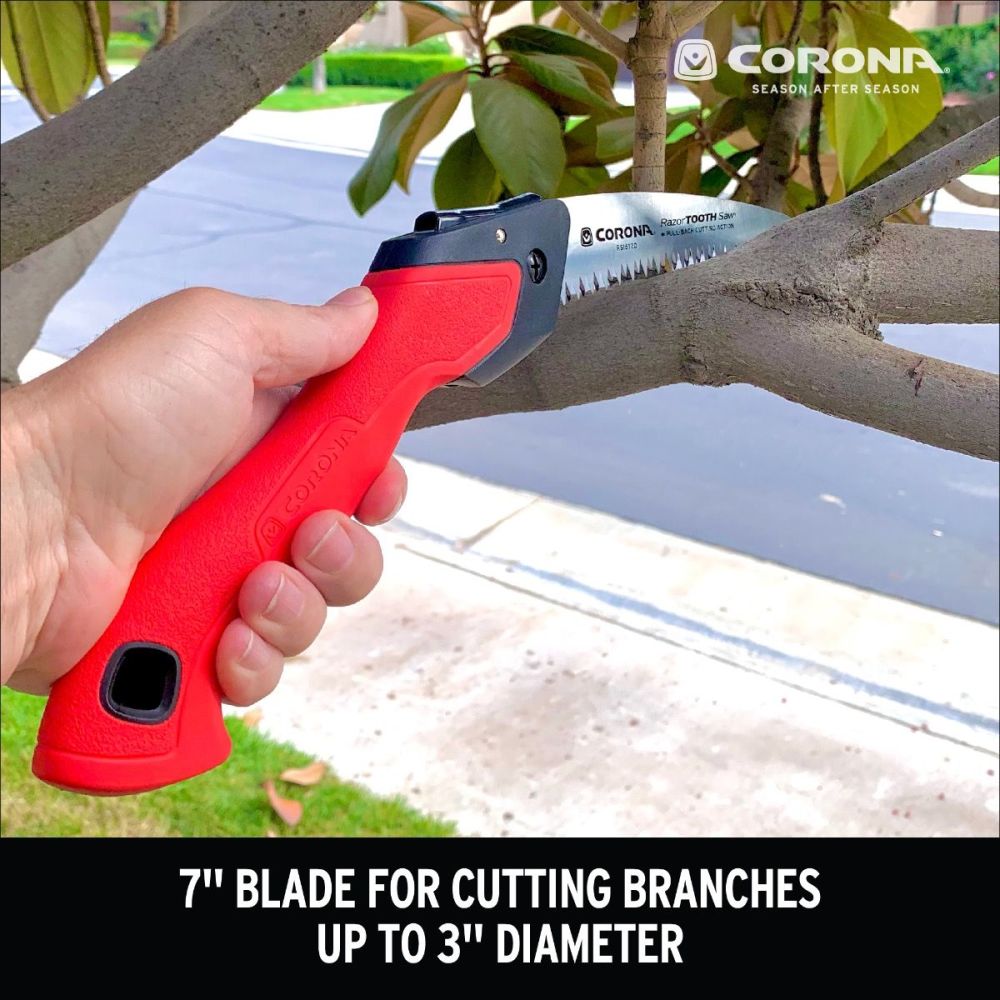 Corona Pruning Saw 7 RazorTOOTH Carbon Steel Curved Folding