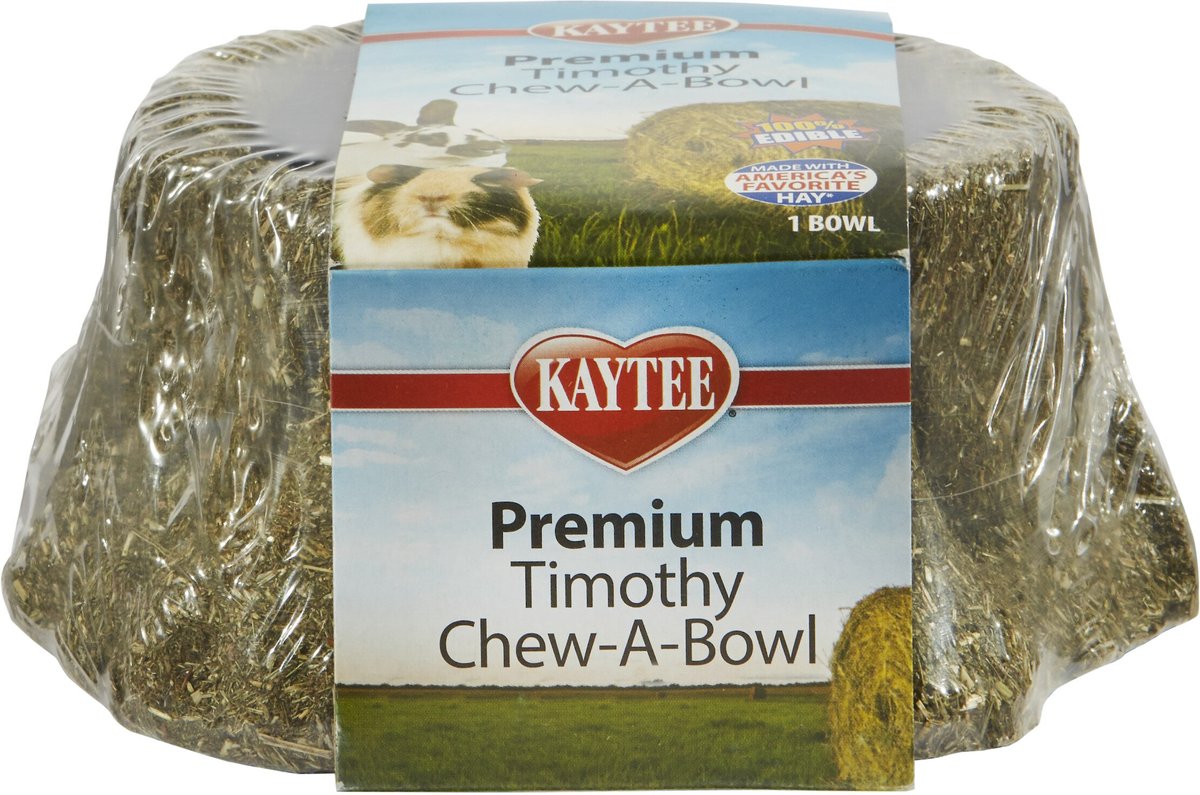 Kaytee Premium Timothy Chew-A-Bowl Small Animal Treats