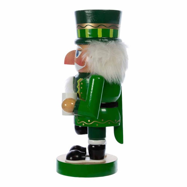 Kurt Adler 10 inch Wooden Irish Nutcracker