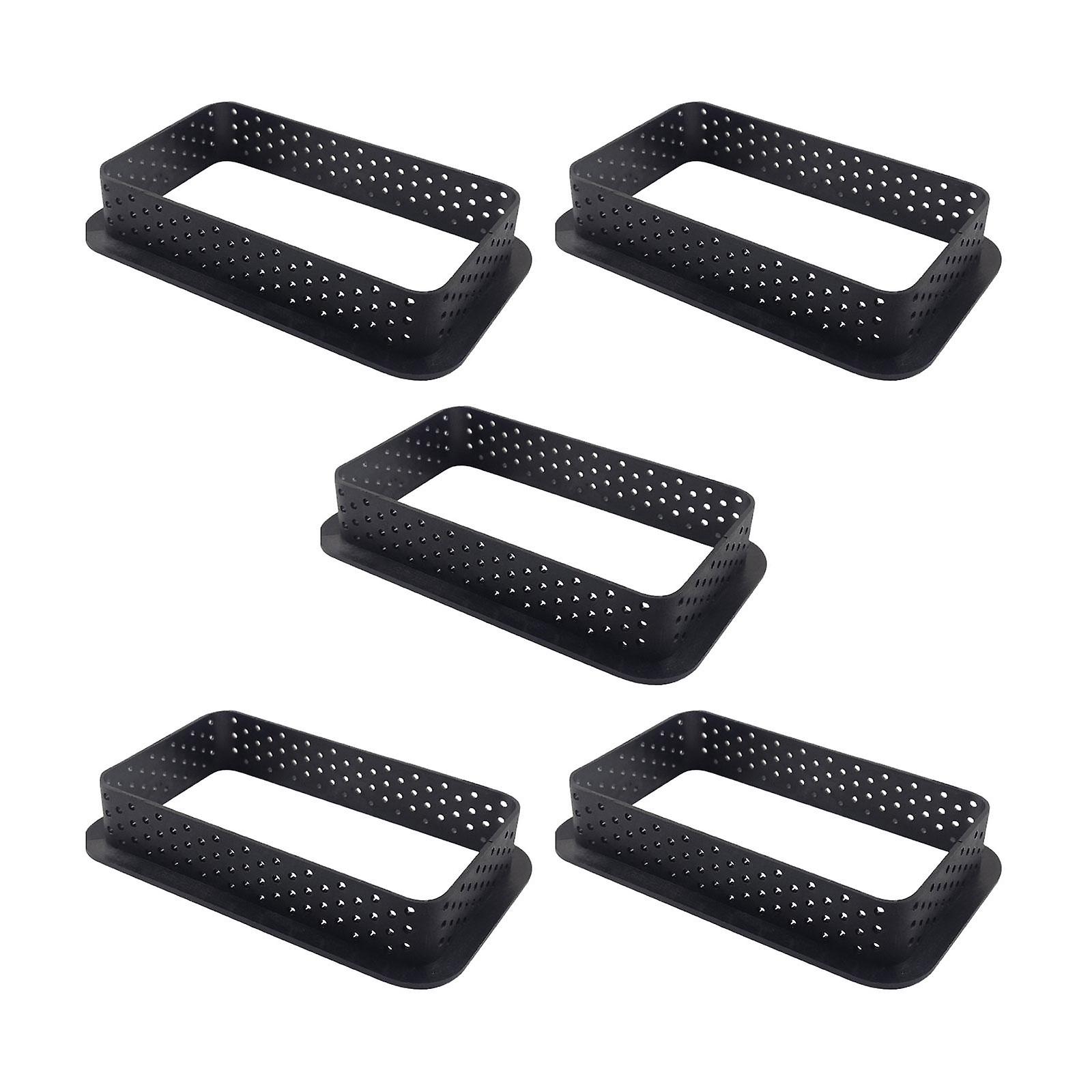 5x Perforated Cake Mold Cutter Bakeware Baking Dish For Pies Muffins Cookies D