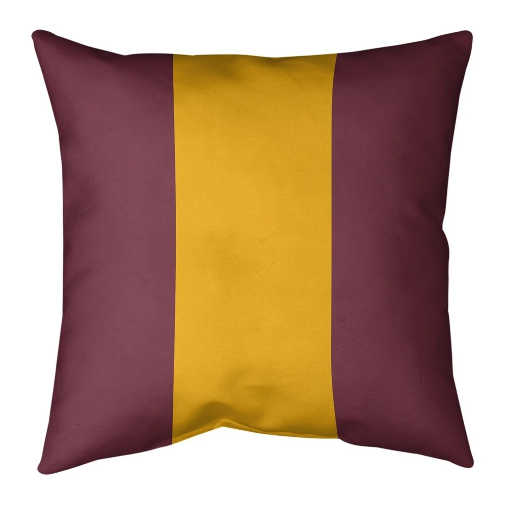 Washington Washington Football Stripes Floor Pillow   Standard