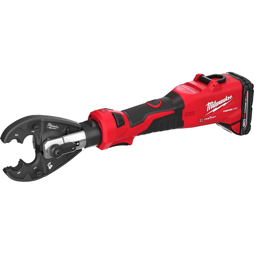 Milwaukee M18 FORCE LOGIC 6T Linear Utility Crimper Kit with BG-D3 Jaw 2978-22BG from Milwaukee