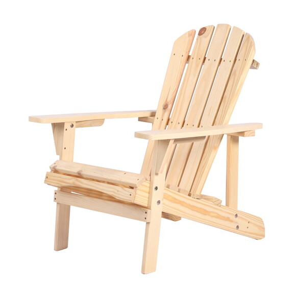 Adirondack Chair Solid Wood Outdoor Patio Furnitur...