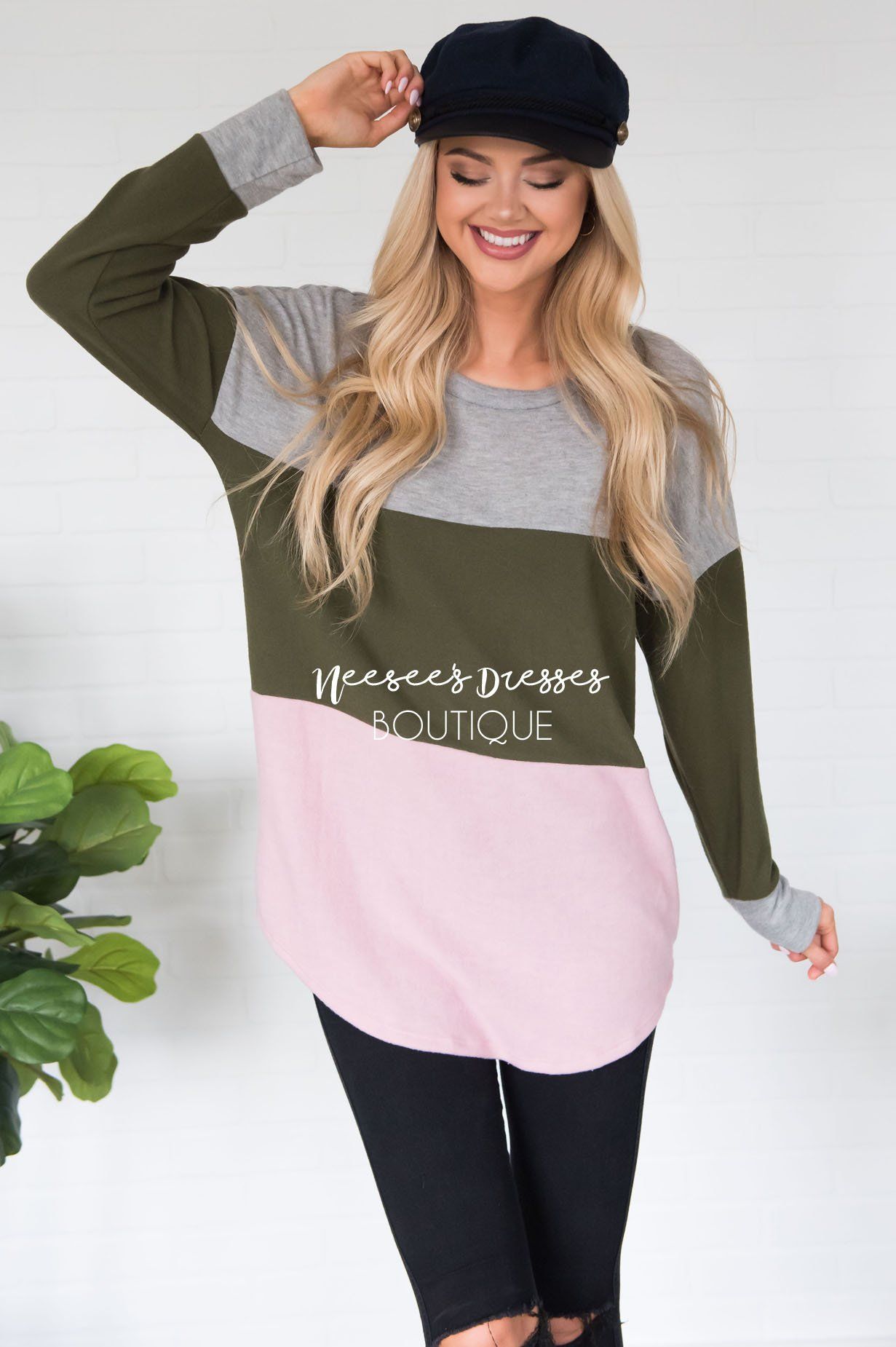 Darling Be Mine Color Block Sweater