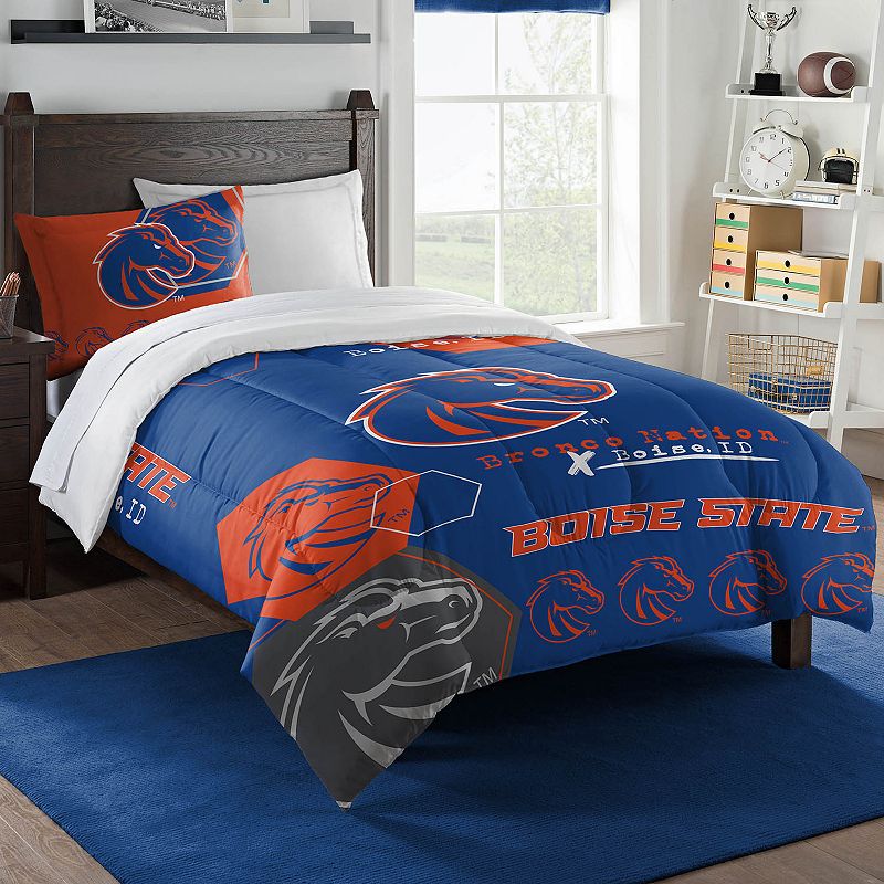 The Northwest Boise State Broncos Twin Comforter Set with Sham