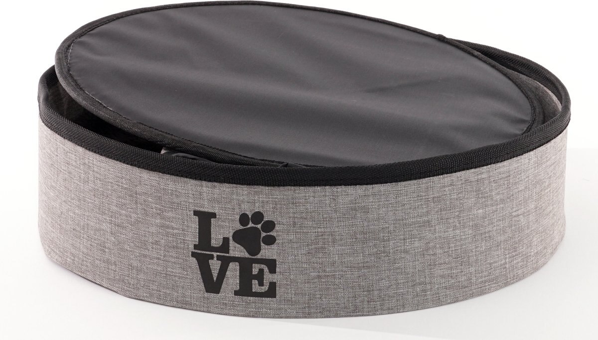 Precious Tails Home Base Circular 2-Tier Collapsible Cat Cave