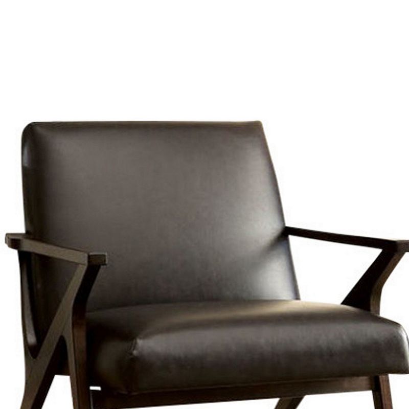 Dubois Contemporary Chair In Brown Finish