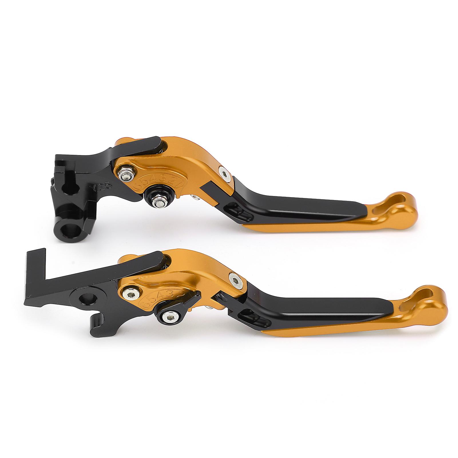 Adjustable Brake Clutch Levers Cnc Aluminum Alloy Replacement For Yamaha Mt25 Mt03 R25 R3gold