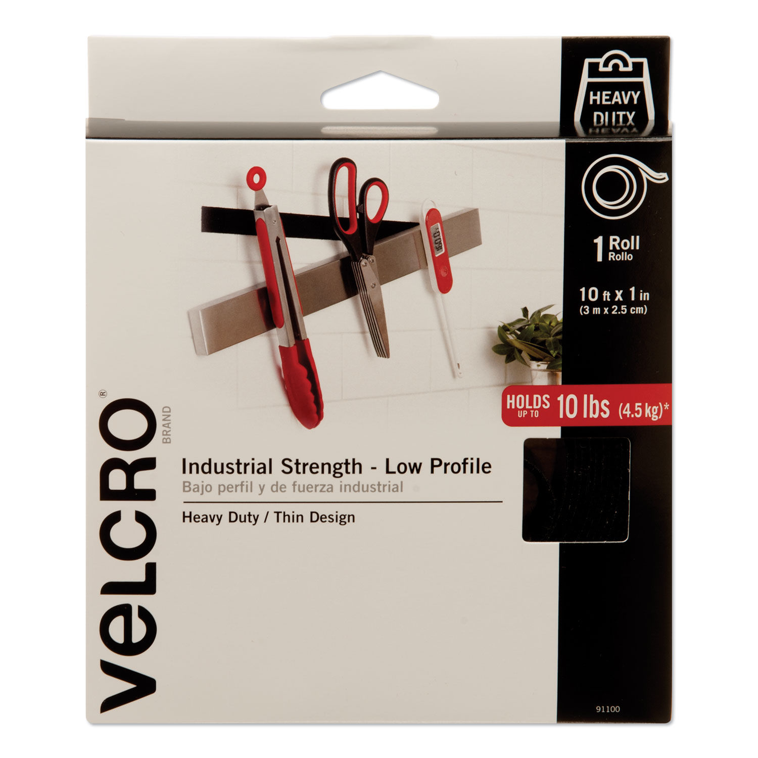 Low-Profile Industrial-Strength Heavy-Duty Fasteners by VELCROandreg; Brand VEK91100