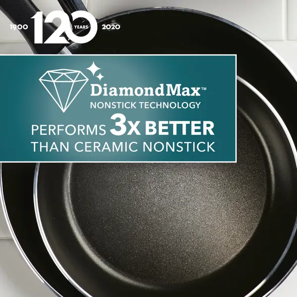 Farberware 6-Quart Cookstart Aluminum DiamondMax Nonstick Jumbo Cooker