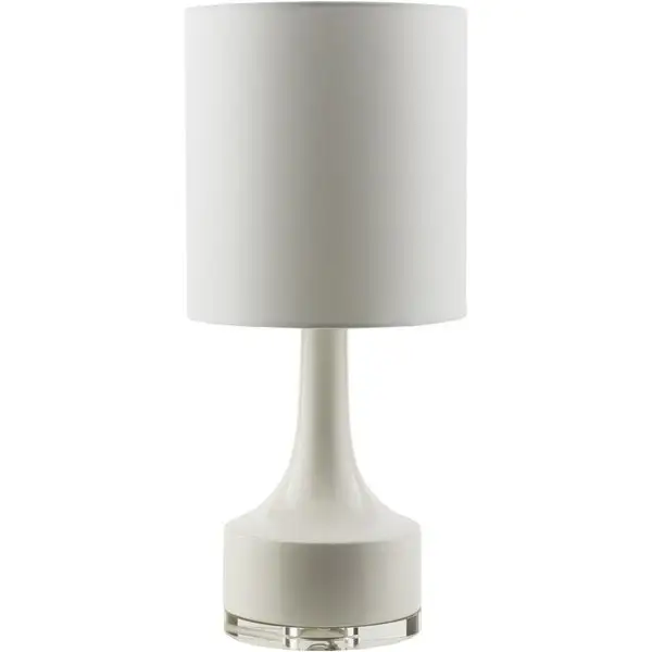 Modern Emily Table Lamp with Glazed Ceramic Base