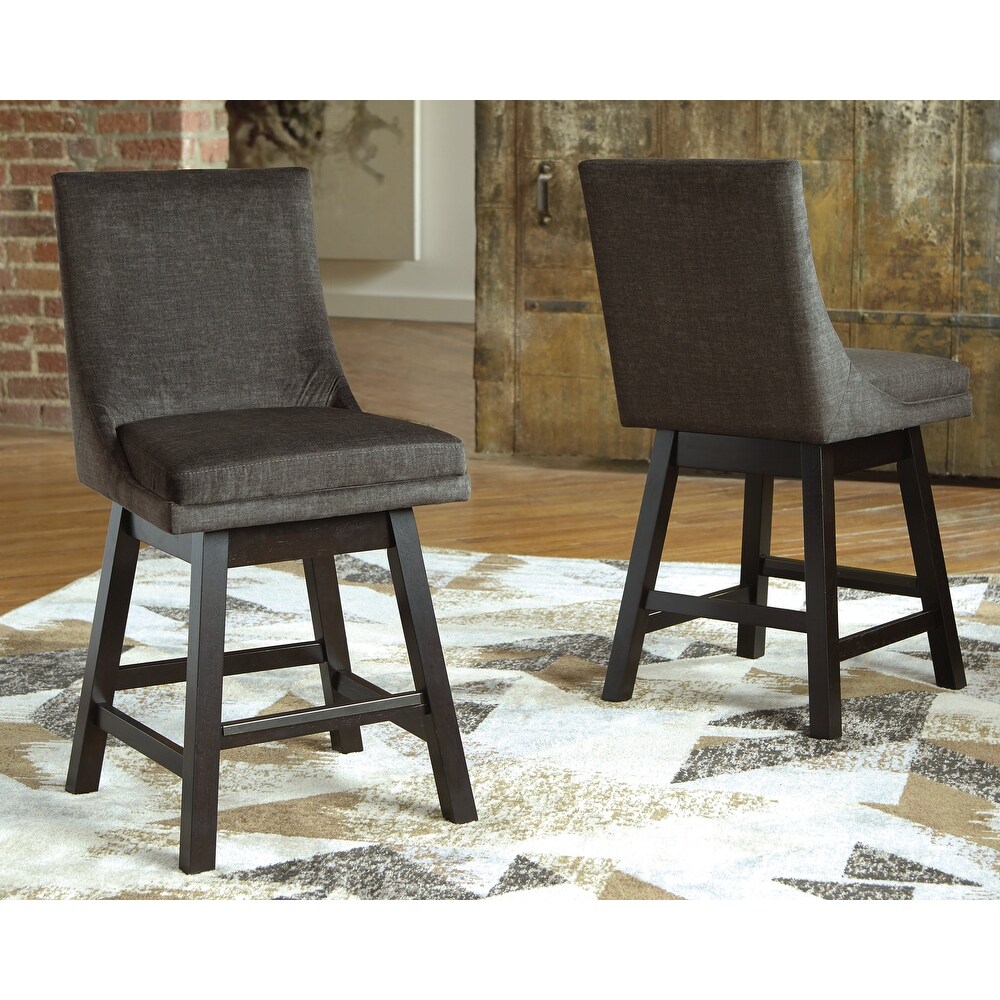 Tallenger Upholstered Swivel Stool (Set of 2)