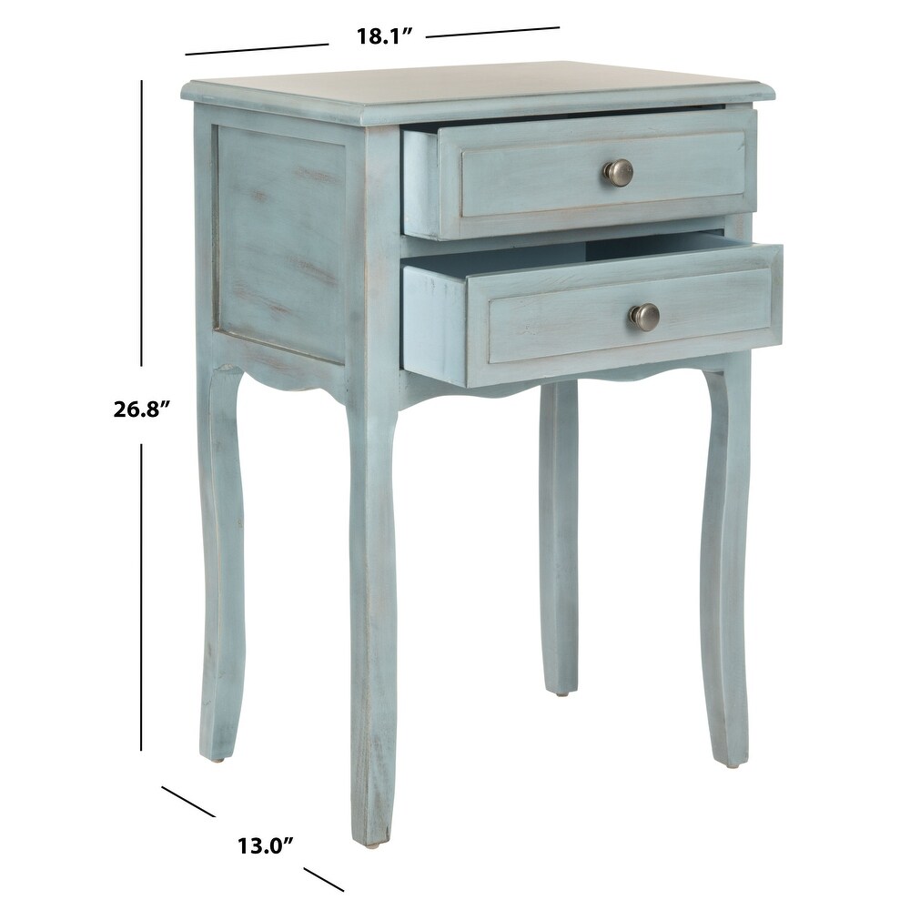 SAFAVIEH Lori Blue/ Grey Accent Table   18.1\