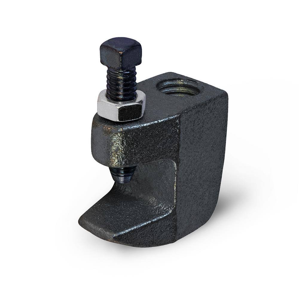 The Plumber's Choice Junior Beam Clamp for 12 in. Threaded Rod Uncoated Steel 12CLBSB