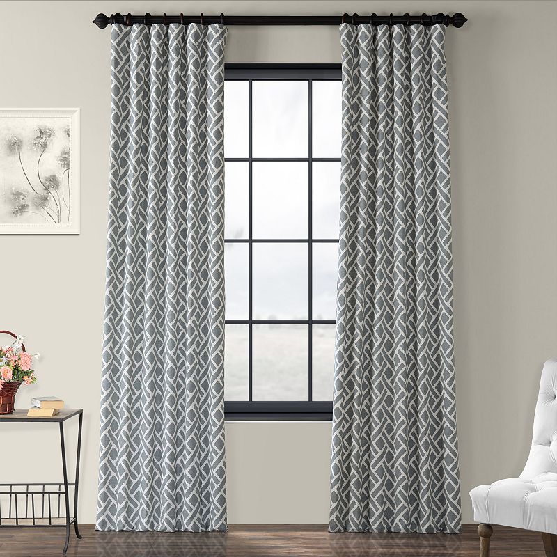 EFF 1-Panel Martinique Printed Window Curtain