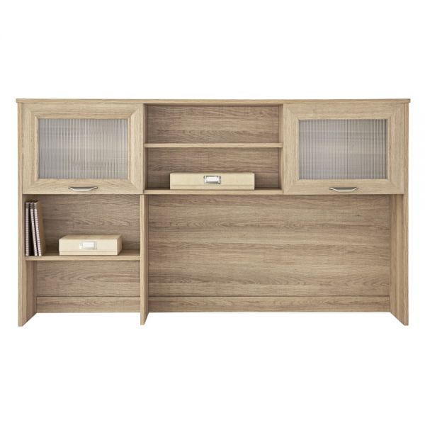 Magellan 58” Hutch for Corner/L-Desk， Blonde Ash