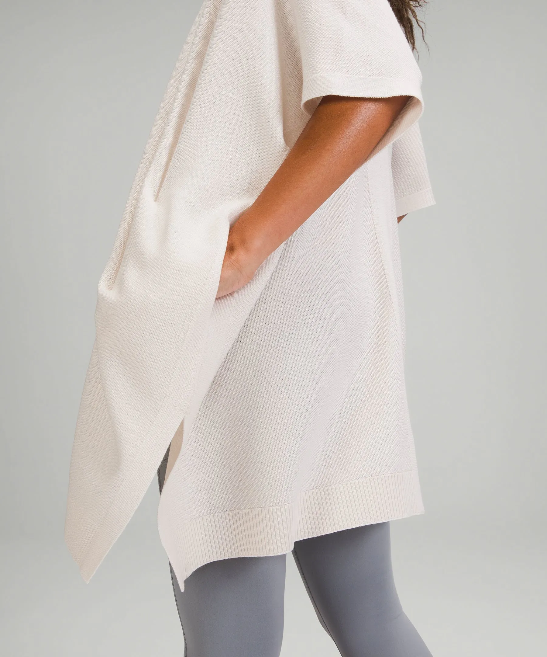 Merino Wool Short Sleeve Wrap