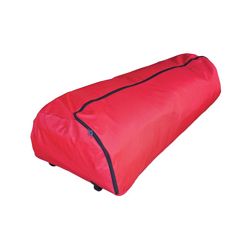 Red Rolling Christmas Tree Storage Bag for Trees Up to 7.5ft