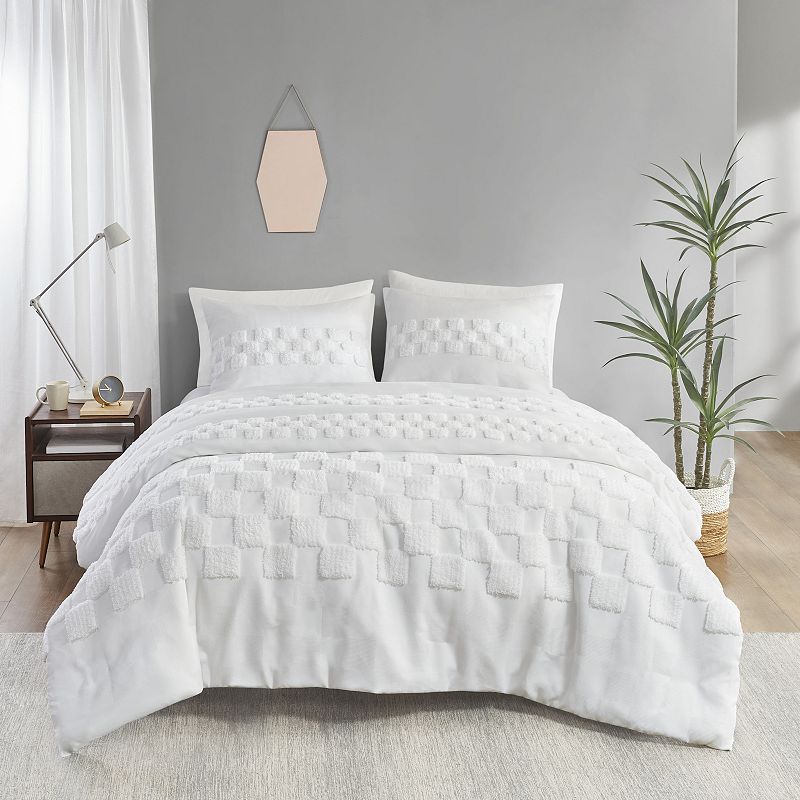 Urban Habitat Silas 3-Piece Chenille Duvet Cover Set